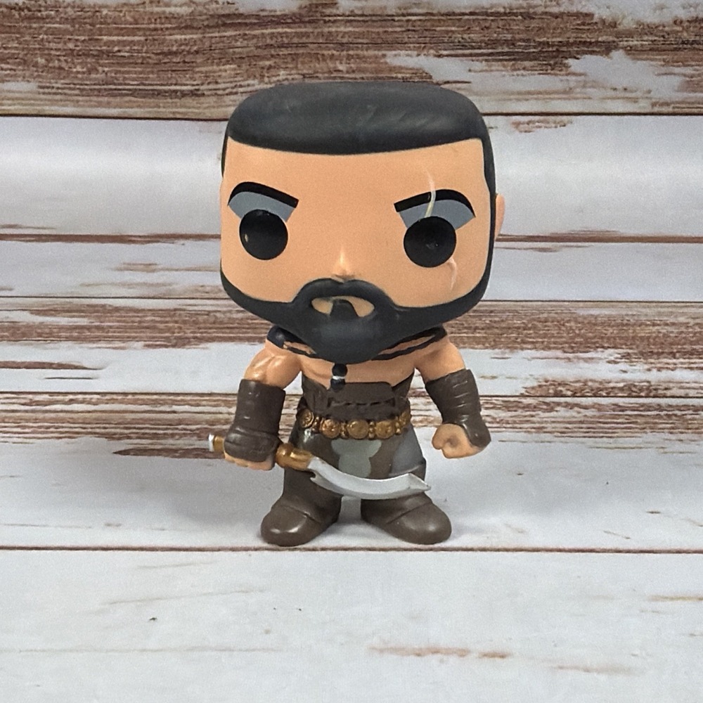 Funko Pop Game of Thrones Khal Drogo #04 Vinyl Figure Series 1 Vaulted Loose